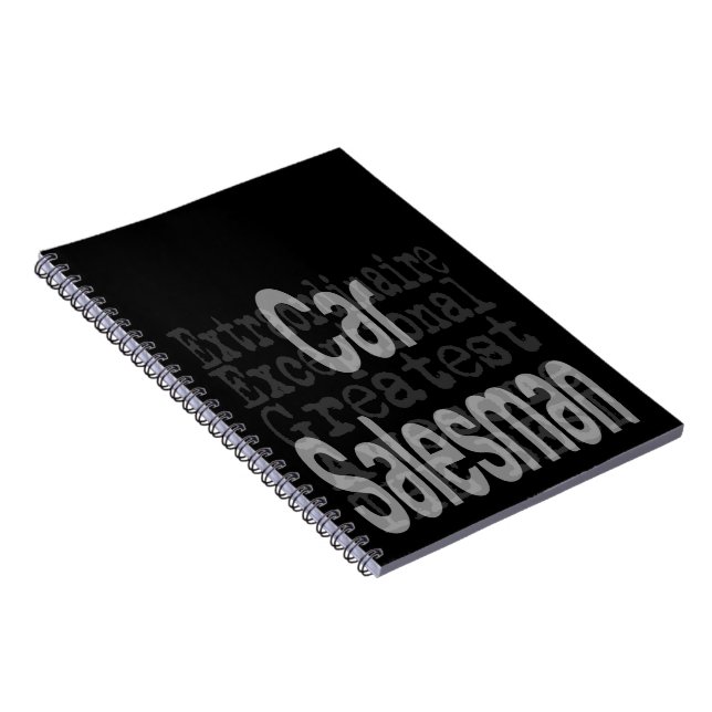 Car Salesman Extraordinaire Anteckningsbok (Högra Sidan)