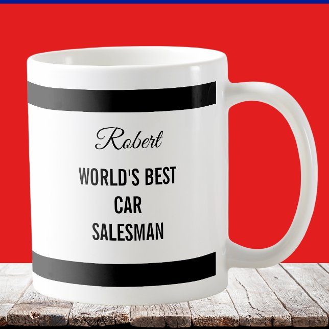 Car Salesman Thank You Gift Mug Kaffemugg (Skapare uppladdad)