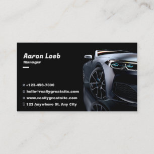 Car Salesman Visitkort