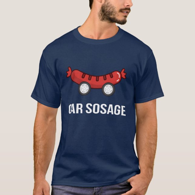 car sosage 2021 e funny t shirt (Framsida)
