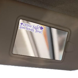 Car Spegel Cute Messings-stämplar Klistermärken