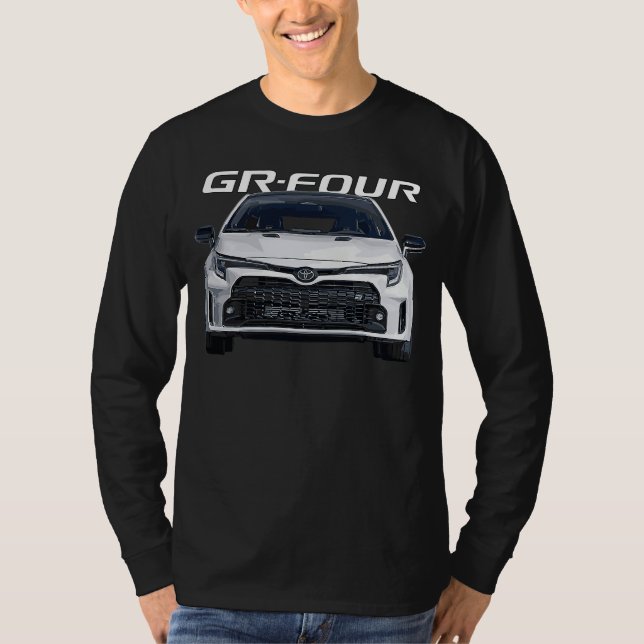 Car Street DriftING Race group 4wd turbo e210 gr T Shirt (Framsida)