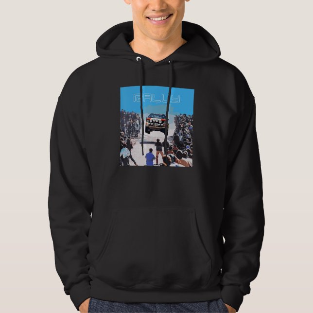 Car Street DriftING Race group b era 4wd art portr Hoodie (Framsida)