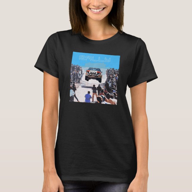 Car Street DriftING Race group b era 4wd art portr T Shirt (Framsida)