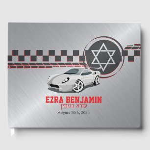 Car Tävla Racecar Pub Mitzvah Gästböcker
