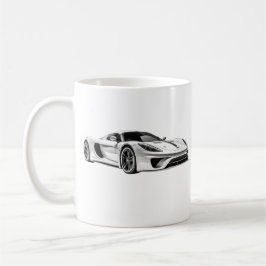 Car teckning II Kaffemugg