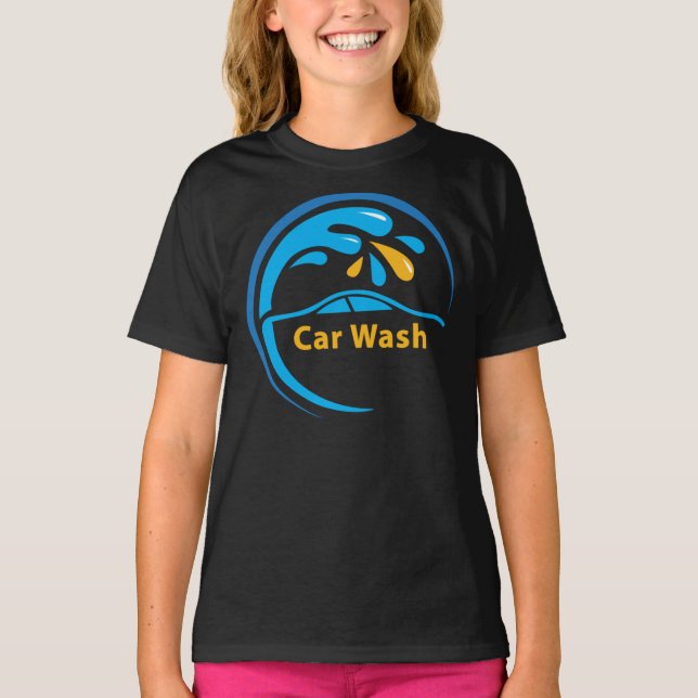 Car wash logo Classic T-Shirt (Framsida)