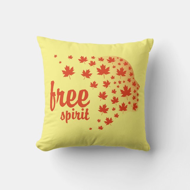 Cara del espíritu libre, otoño kudde (Framsida)