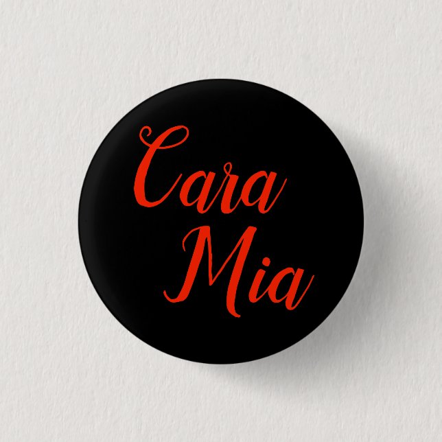 Cara Mia "min Darling - den Addams familjen Knapp (Framsida)