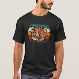 Caracal Cat Retro Vintage Vild katt Lynx Brown Jac T Shirt