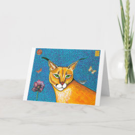 Caracal Greeting Card Helgkort
