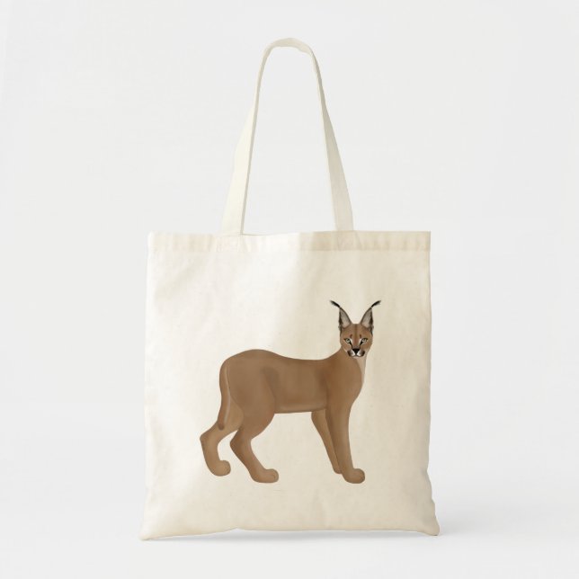 Caracal Tote Bag Tygkasse (Framsidan)