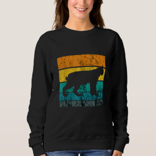 Caracal Vild katt Vintage Retro Caracal Cat Lynx T Shirt