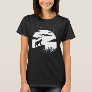 Caracal Wild Moon Galaxy Natt Caracal Katt Lynx Wi T Shirt