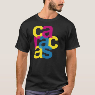 Caracas en-färg t shirt