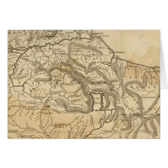 Caracas, Guyana Hälsningskort (Framsidan Horizontal)