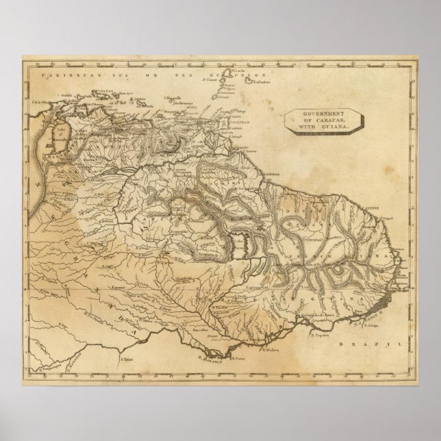 Caracas, Guyana Poster (Framsidan)