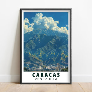 Caracas Konst - Avila Mountain Affisch- Avila Vene Poster