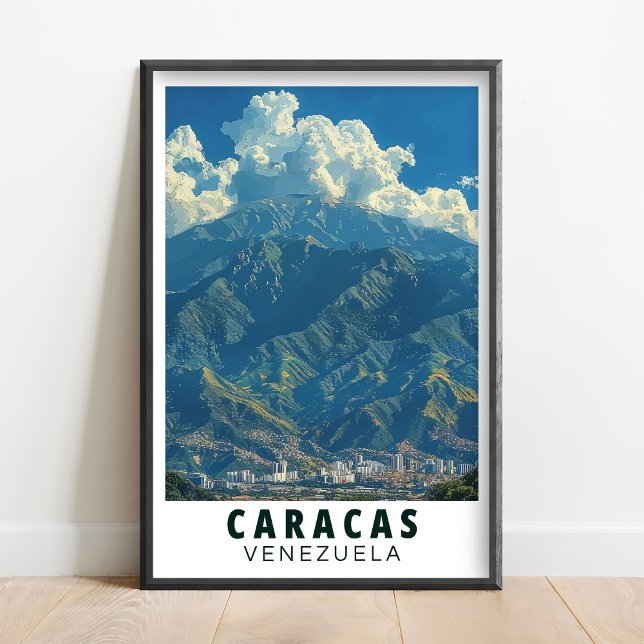 Caracas Konst - Avila Mountain Affisch- Avila Vene Poster (Skapare uppladdad)