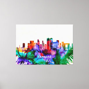 Caracas Skyline Canvastryck