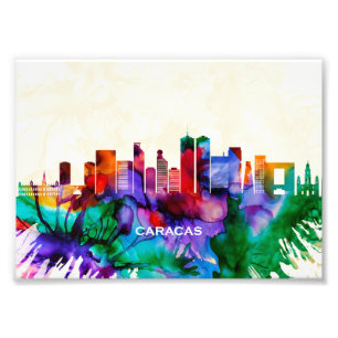 Caracas Skyline Fototryck
