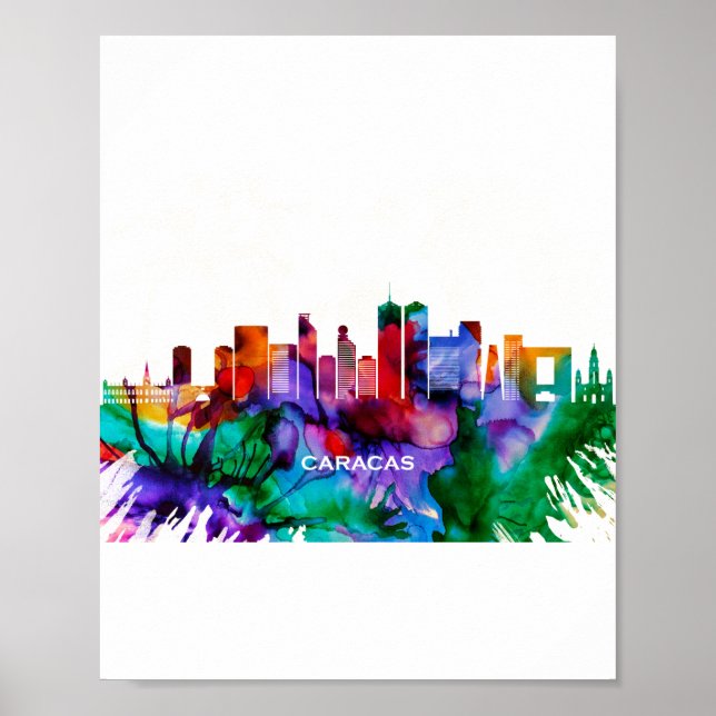 Caracas Skyline Poster (Framsidan)