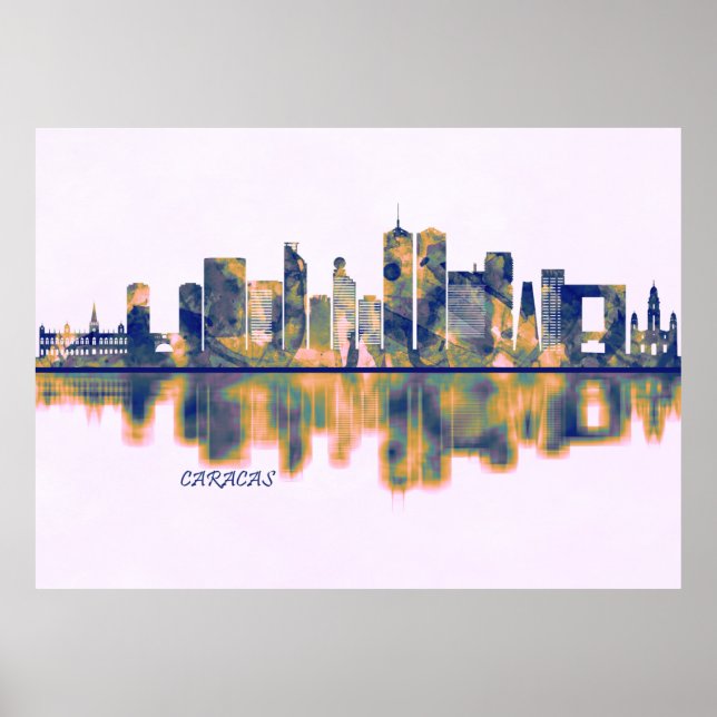 Caracas Skyline Poster (Framsidan)