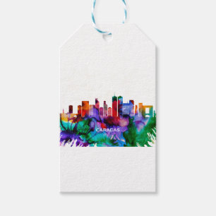 Caracas Skyline Presentetikett