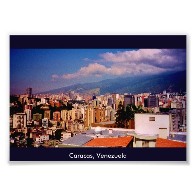 Caracas, Venezuela Fototryck (Framsidan)
