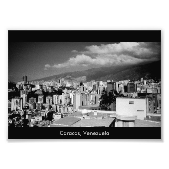 Caracas, Venezuela Fototryck (Framsidan)