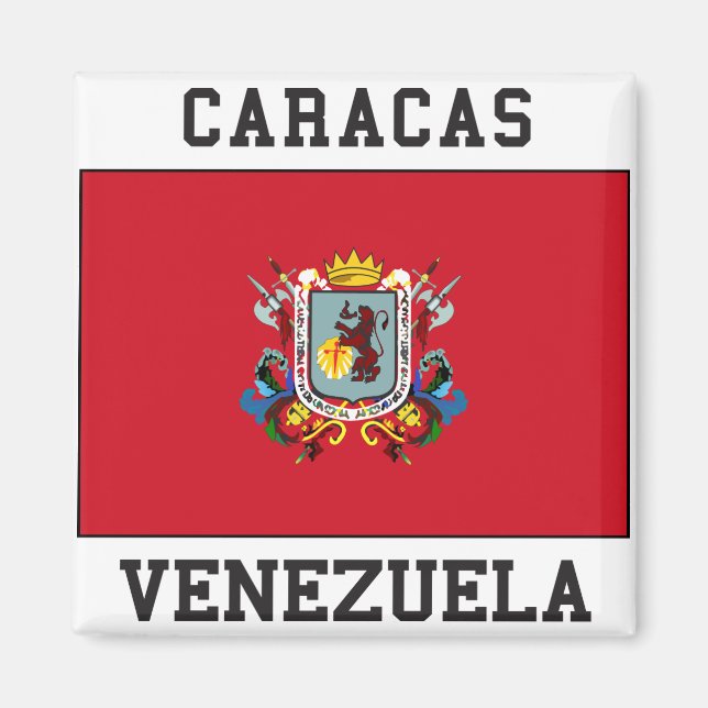 Caracas, Venezuela Magnet (Framsidan)