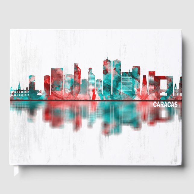 Caracas Venezuela Skyline Gästböcker (Framsida)