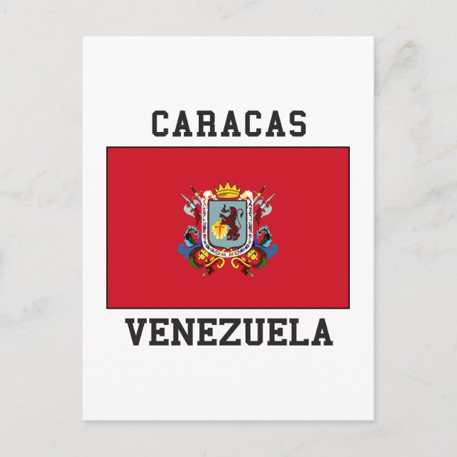 Caracas Venezuela Vykort (Framsida)