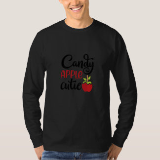 Caramel Apple Cutie Candy Dessert Kvinnor T Shirt