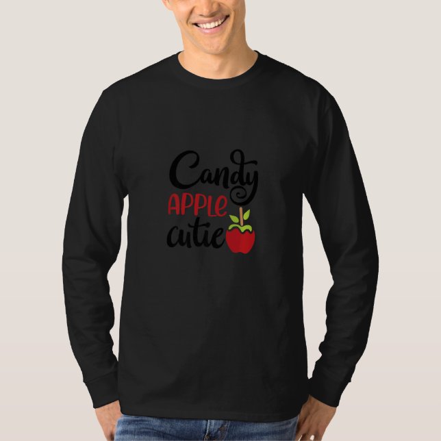 Caramel Apple Cutie Candy Dessert Kvinnor T Shirt (Framsida)
