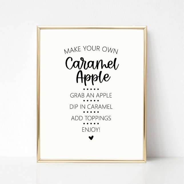 Caramel Apple Pub Sign Poster (Skapare uppladdad)