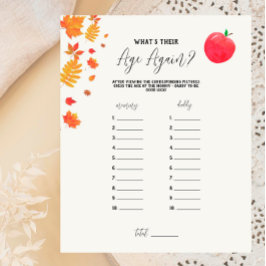 Caramel Apple (R) Baby, vad är deras ålder?