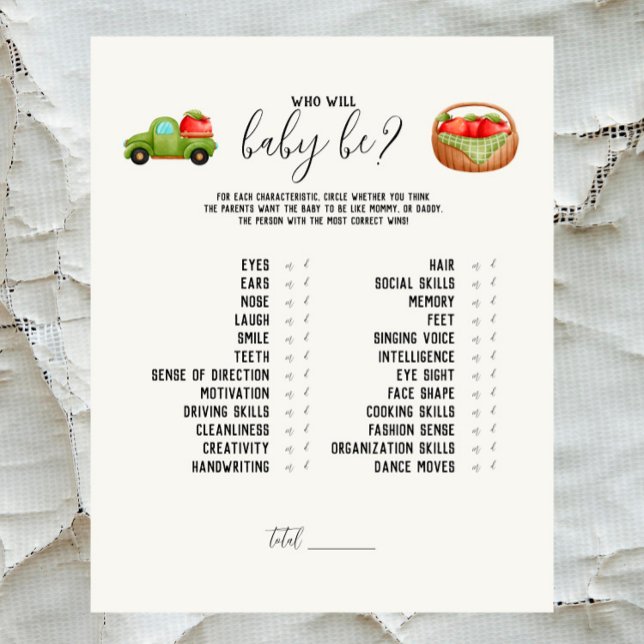 Caramel Apple - Red Vem kommer att vara Baby? Spel (Skapare uppladdad)