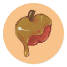 Caramel Apple Sticker