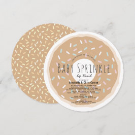 Caramel Donut Baby Sprinkle Shower by Mail Circle Inbjudningar
