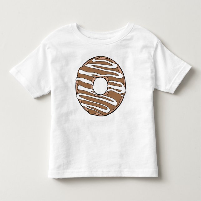 Caramel Donut, Doughnut, Glaze, Icing, Frosting T Shirt (Framsida)