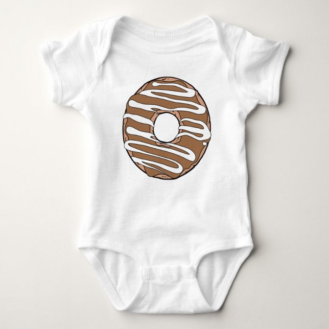 Caramel Donut, Doughnut, Glaze, Icing, Frosting T Shirt (Framsida)