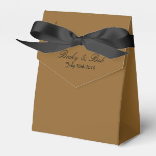 Caramel Favor Box Presentaskar
