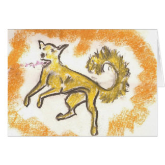 Caramel Frappay Hälsningskort