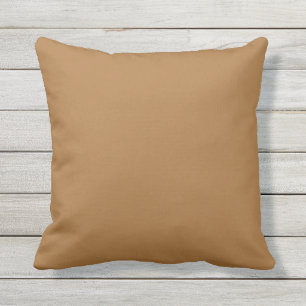 Caramel Light Brown Outdoor Dekorativ kudde 16x16