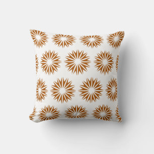 Caramel Modern Sunbursts Kudde