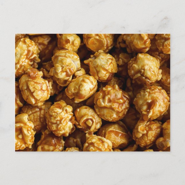 Caramel Popcorn-vykort Vykort (Framsida)