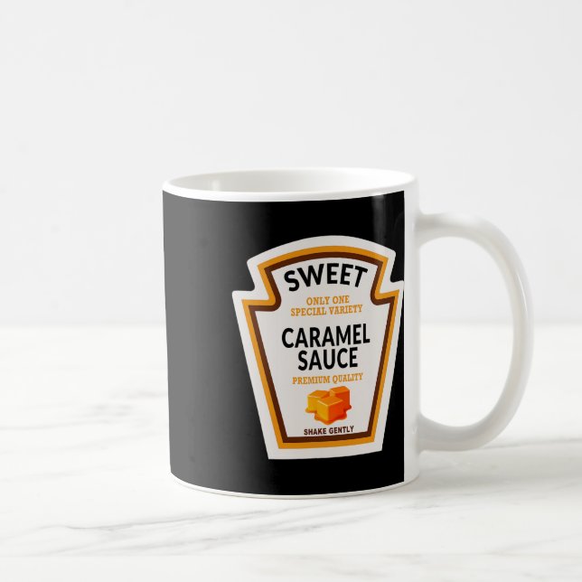 Caramel Sauce Halloween Costume 2024 Funny Family Kaffemugg (Höger)