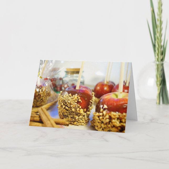 Carameljordnötäpplen Kort (Framsida)