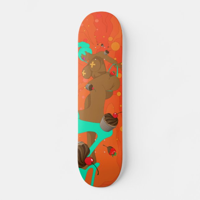 Caramelnöje Skateboard Bräda 20 Cm (Framsida)